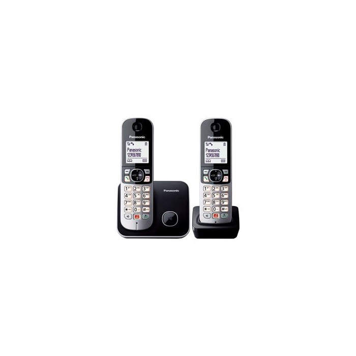 Téléphone Panasonic KX-TG6852JTB DECT Noir, Gris