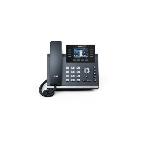 Téléphone IP Yealink SIP-T44U Gris - 8 Lignes LCD