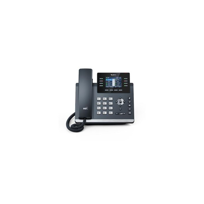 Téléphone IP Yealink SIP-T44U Gris - 8 Lignes LCD