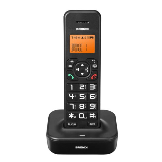 Téléphone DECT Brondi Bravo Star Noir