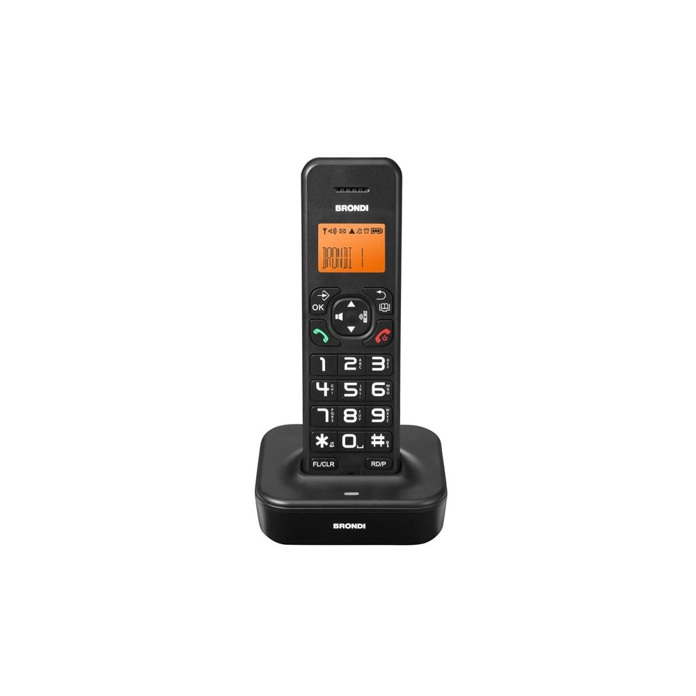 Téléphone DECT Brondi Bravo Star Noir