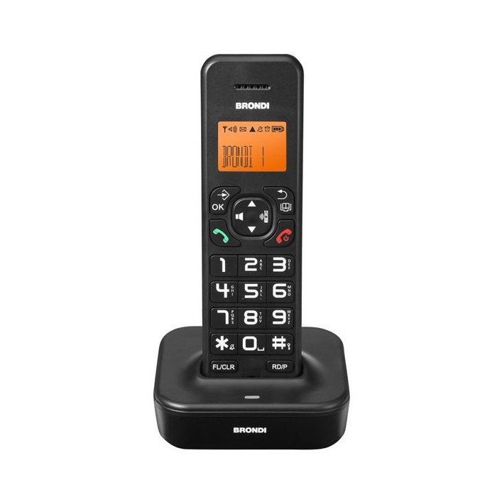 Téléphone DECT Brondi Bravo Star Noir