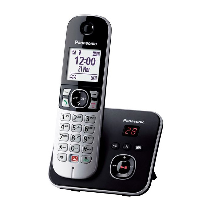 Téléphone DECT Panasonic KX-TG6861 Noir, Gris