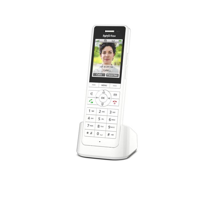 Téléphone DECT FRITZ!Fon X6 avec identification de l'appelant Blanc