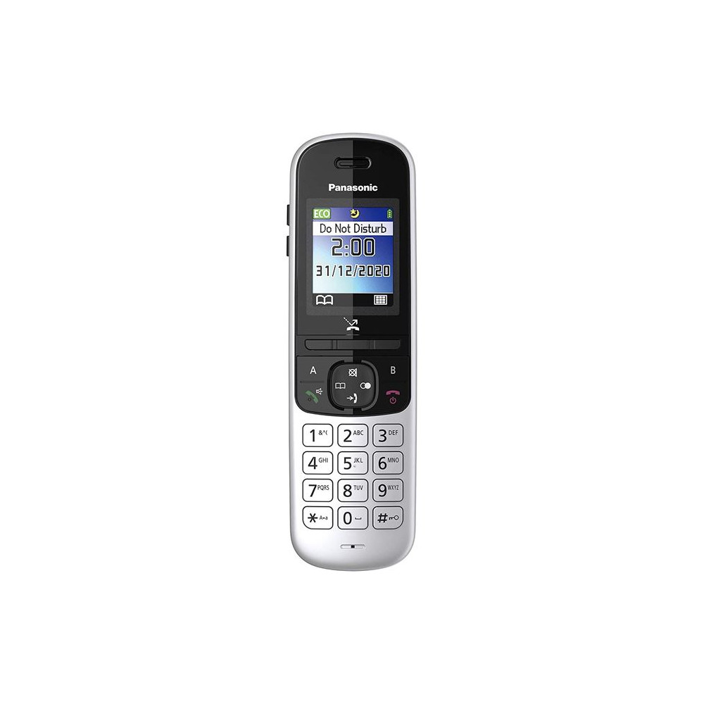 Téléphone DECT Panasonic KX-TGH710 Noir, Argent Identification de l'appelant