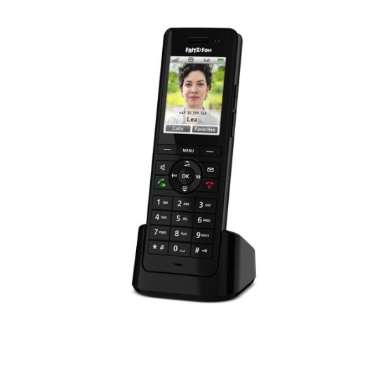 Téléphone DECT FRITZ!Fon X6 INT avec identification de l'appelant Noir
