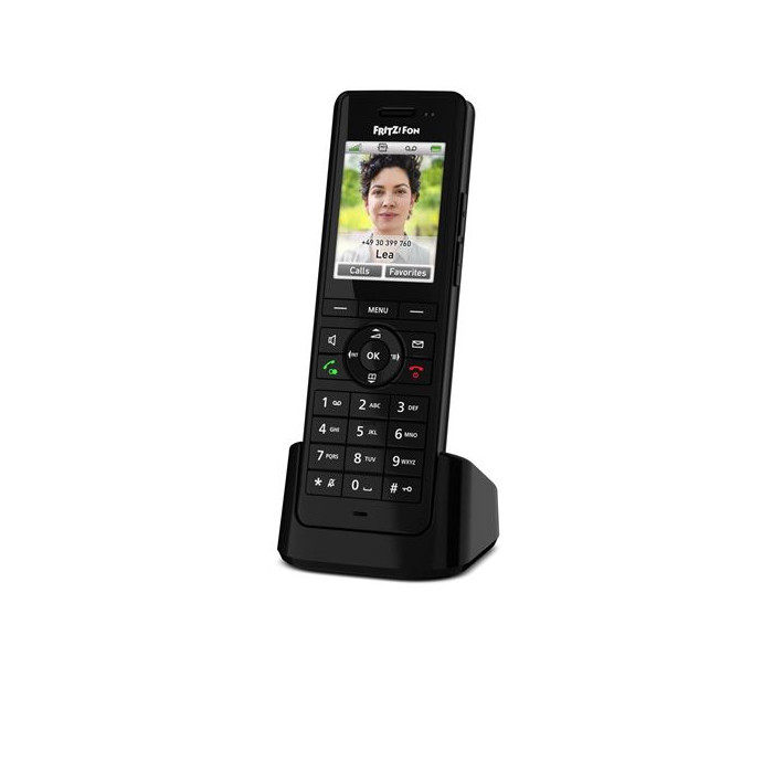 Téléphone DECT FRITZ!Fon X6 INT avec identification de l'appelant Noir