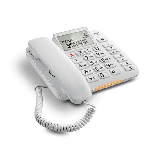 Téléphone analogique Gigaset DL380 Blanc - Fnac