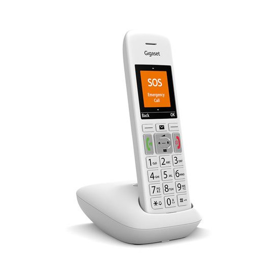 Téléphone sans fil DECT Gigaset E390 Blanc