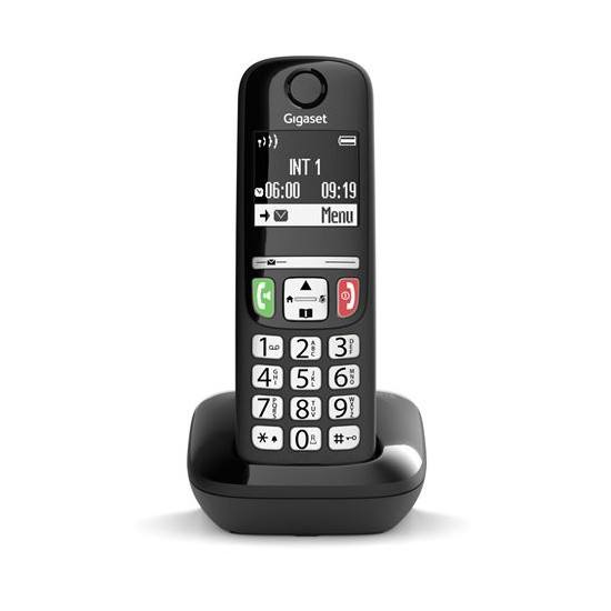 Téléphone DECT Gigaset E270 avec identification de l'appelant Noir