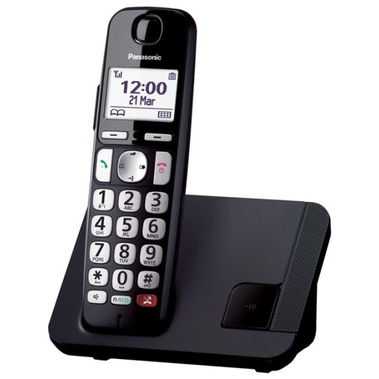 Téléphone DECT Panasonic KX-TGE250 Noir