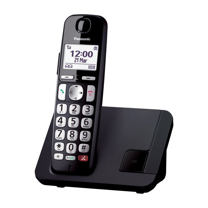 Téléphone DECT Panasonic KX-TGE250 Noir