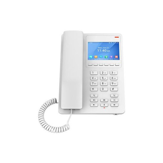 Téléphone d'hôtel Grandstream GHP630 SIP - Blanc
