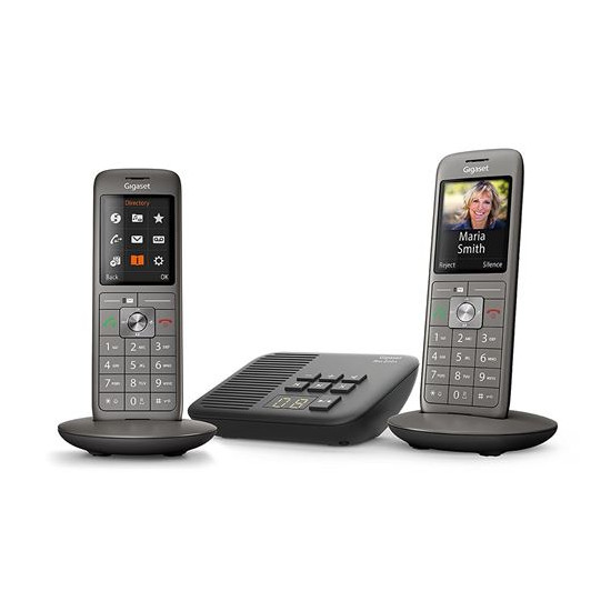 Téléphone fixe sans fil Gigaset CL660A Duo Anthracite