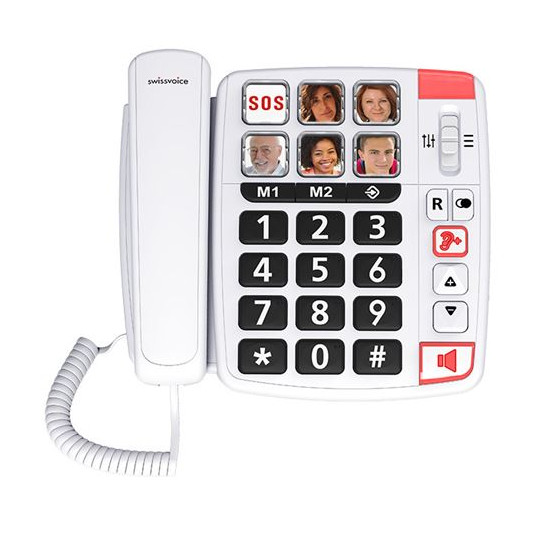 Téléphone fixe Swissvoice Xtra 1110 Blanc