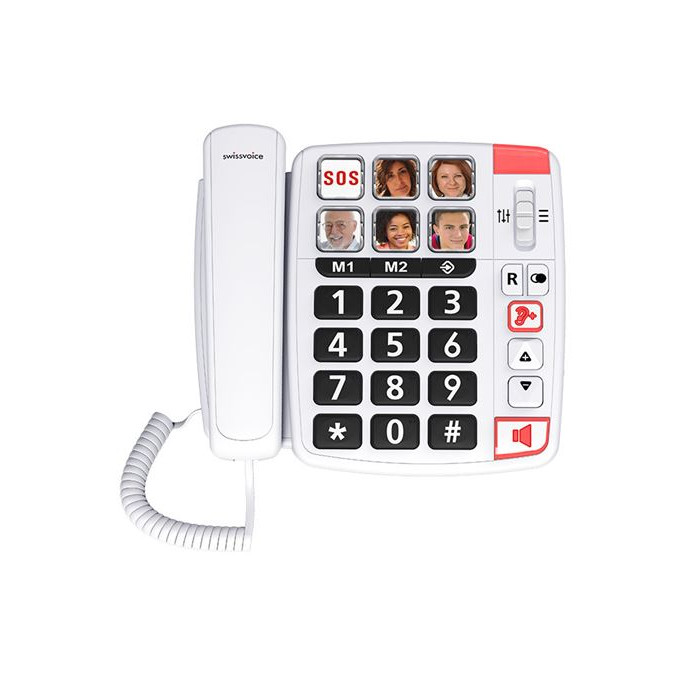 Téléphone fixe Swissvoice Xtra 1110 Blanc