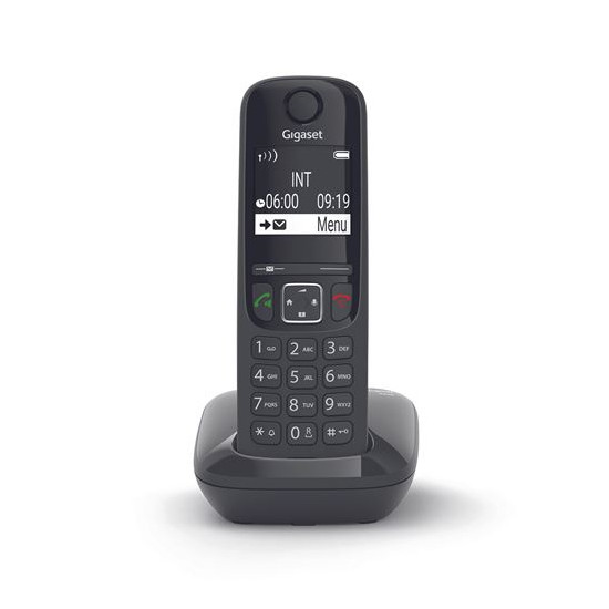 Téléphone sans fil Gigaset AS690 Noir - Fnac.com