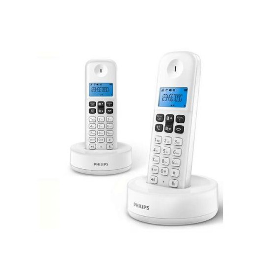 Téléphone sans fil d1612w/34 1,6 300 mah gap (2 pcs) blanc