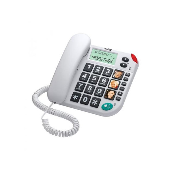 Telephone filaire kxt480 blanc maxcom