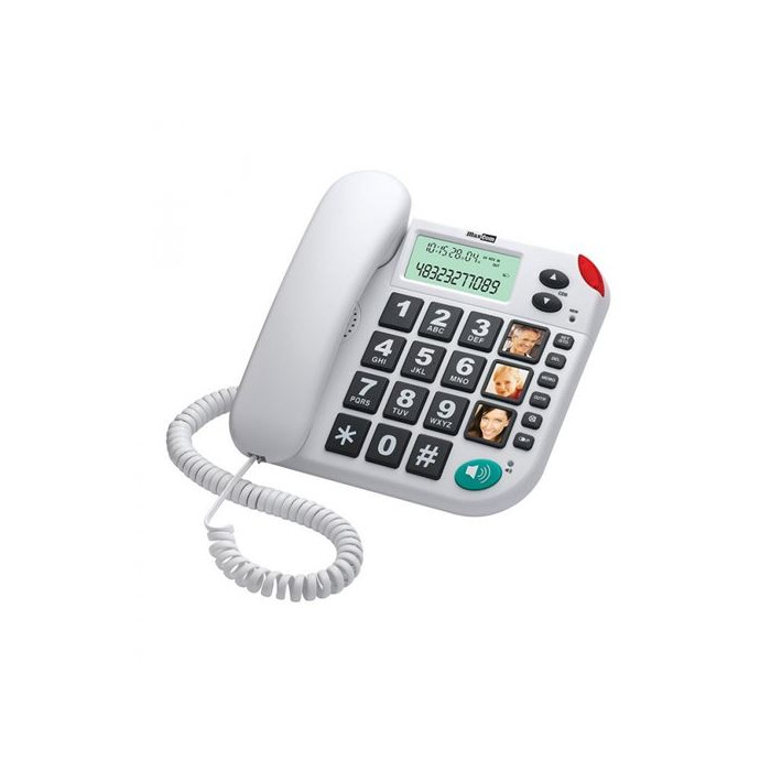 Telephone filaire kxt480 blanc maxcom