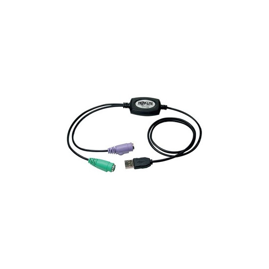 Tripp Lite Series Compact USB to PS/2 Keyboard/Mouse adapter PS/2 (F) to USB(M) - Adaptateur clavier/souris - USB (M) pour PS/2 