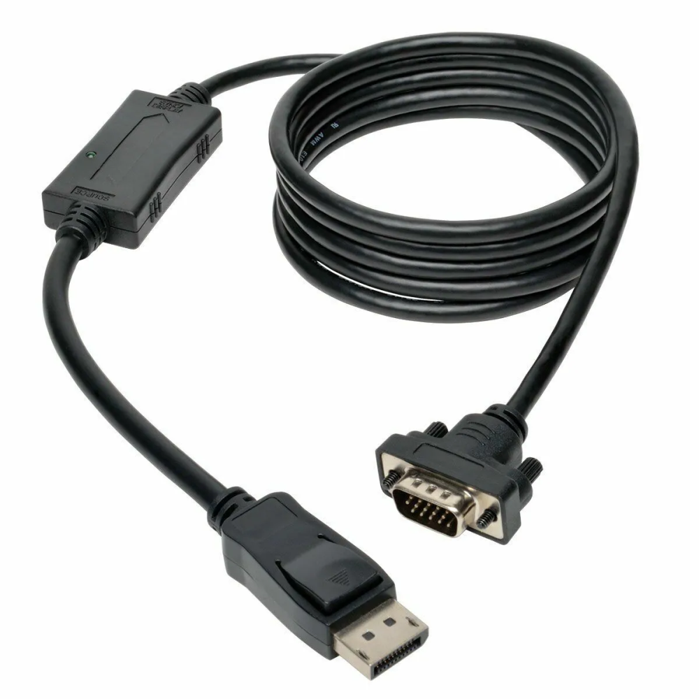 Adaptateur DisplayPort vers VGA Eaton - 1,8 m Noir
