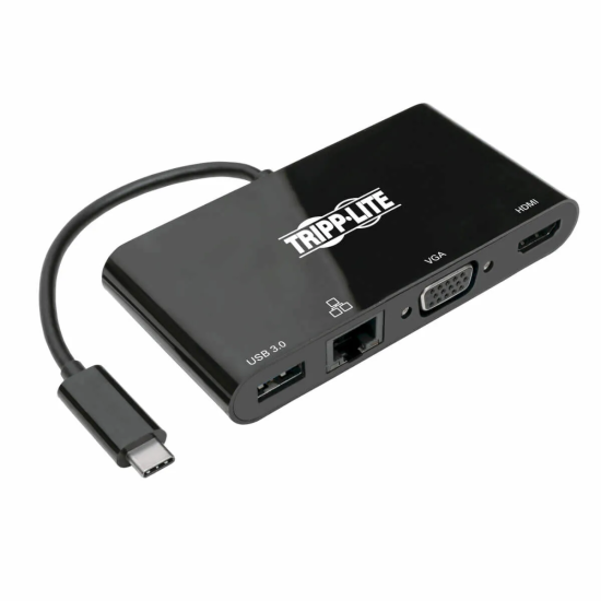 Eaton U444-06N-HV4GUB - Hub USB 4K HDMI/USB-C/VGA