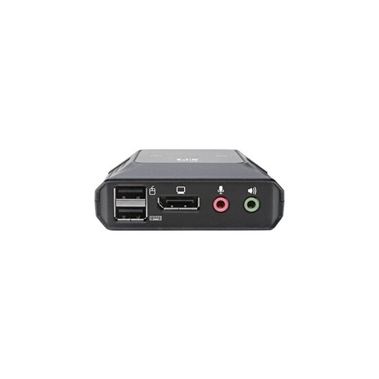 Tripp Lite 2-Port DisplayPort KVM Switch - Noir