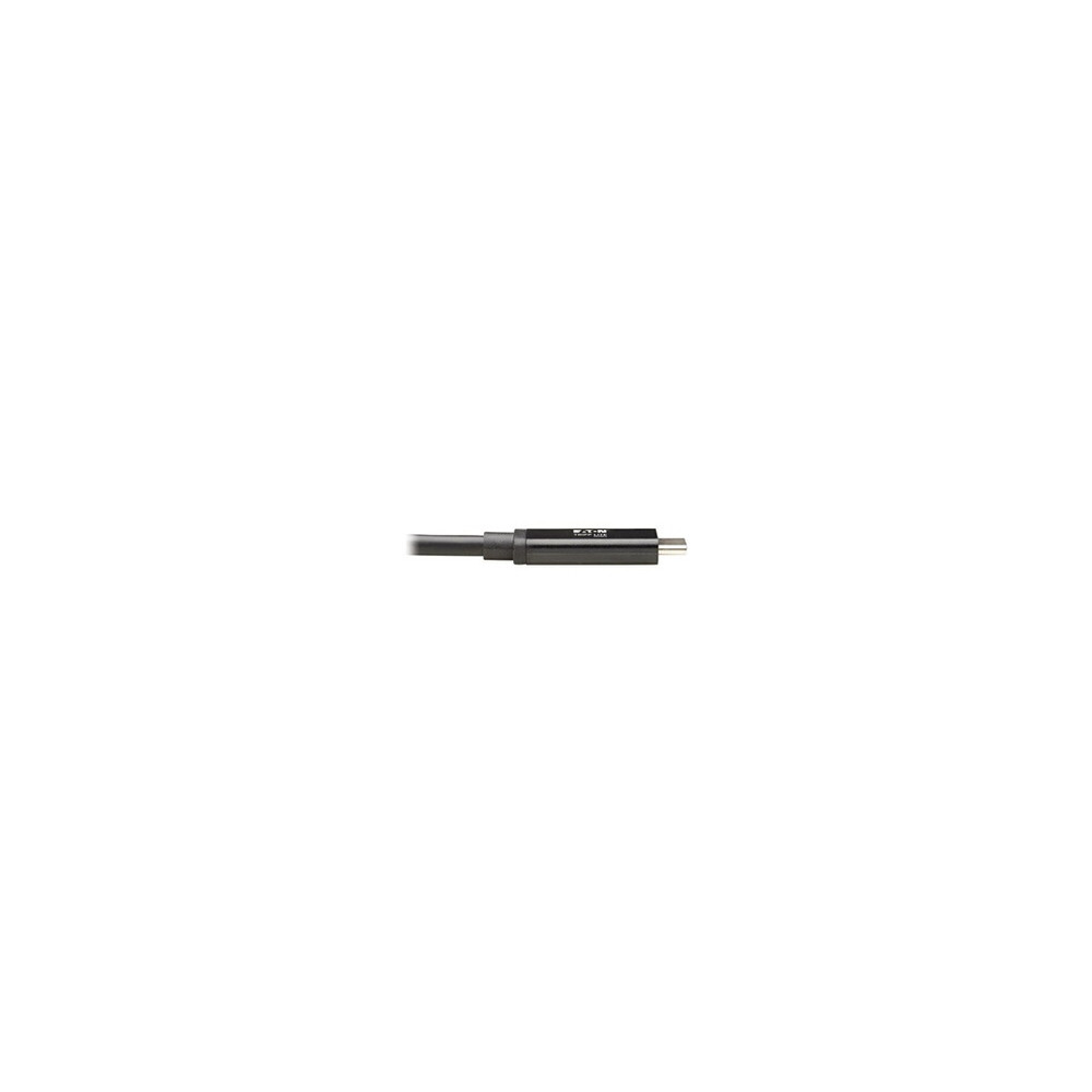 Tripp Lite Series Thunderbolt 3 Cable 40 Gbps Active 5A 100W PD 4K USB C M/M 1M Black - Câble USB - 24 pin USB-C (M) pour 24 pin