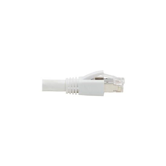 Tripp Lite Series Cat8 25G/40G Certified Snagless Shielded S/FTP Ethernet Cable (RJ45 M/M), PoE, White, 6 ft. (1.83 m) - Cordon 