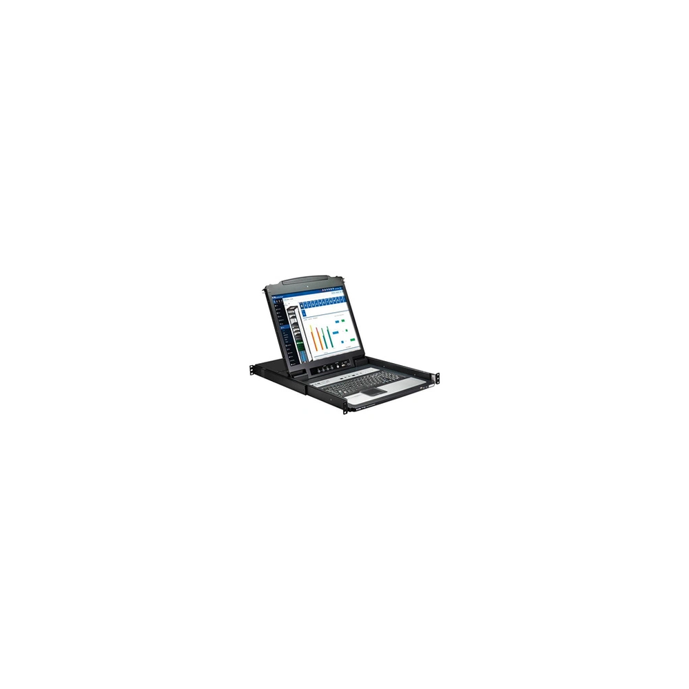 Tripp Lite Series NetDirector 16-Port 1U Rack-Mount Console KVM Switch with 19 in. LCD, French Keyboard - Console KVM avec commu