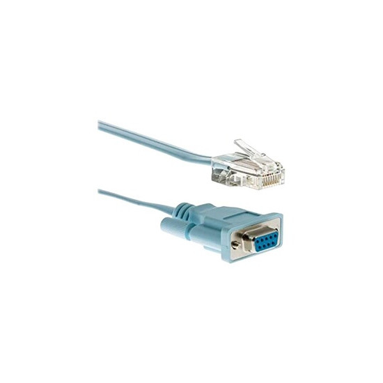 - Câble série - RJ-45 (M) pour DB-9 (F) - 1.8 m - pour Cisco 28XX, 28XX 2-pair, 28XX 4-pair, 28XX V3PN; Catalyst 2960
