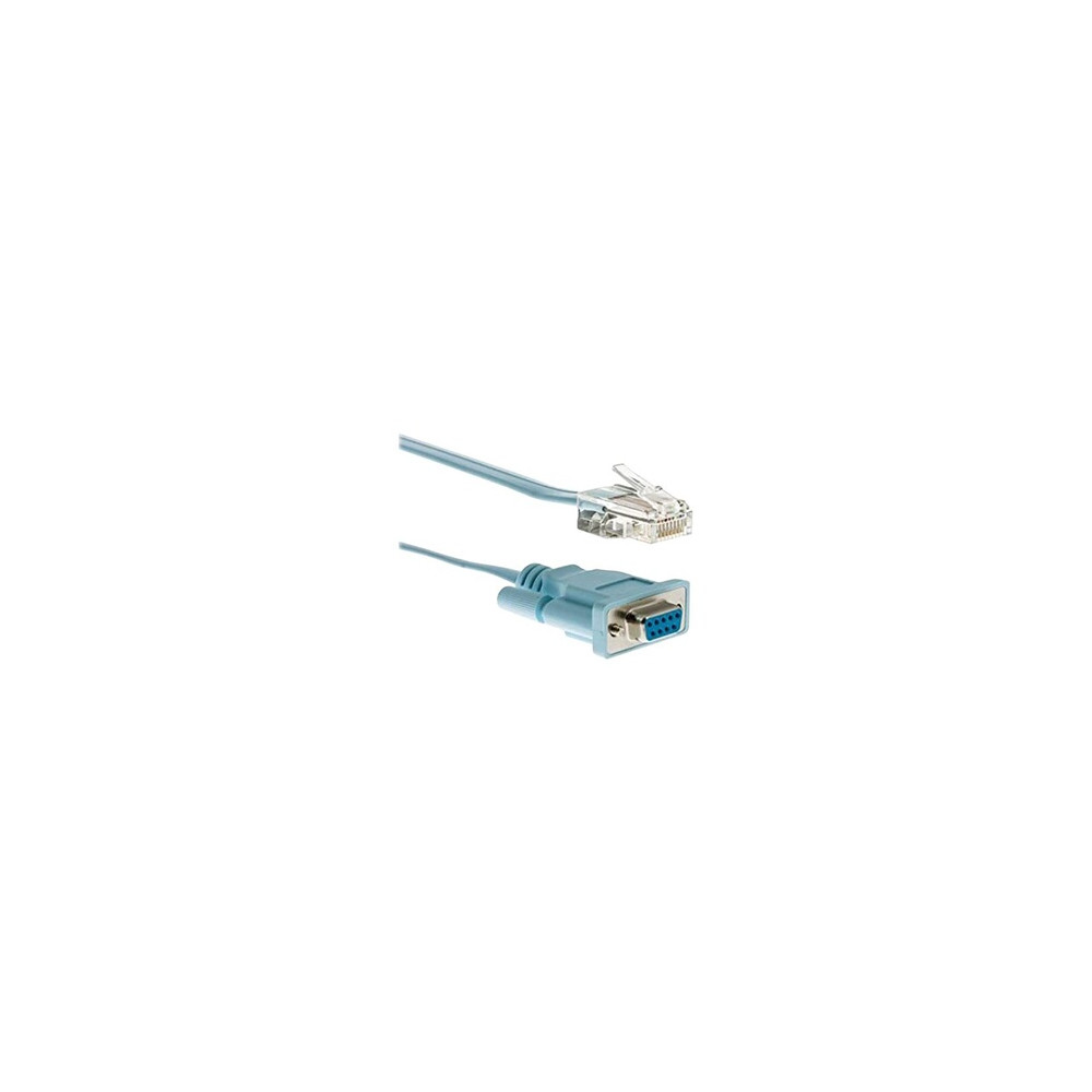 - Câble série - RJ-45 (M) pour DB-9 (F) - 1.8 m - pour Cisco 28XX, 28XX 2-pair, 28XX 4-pair, 28XX V3PN; Catalyst 2960