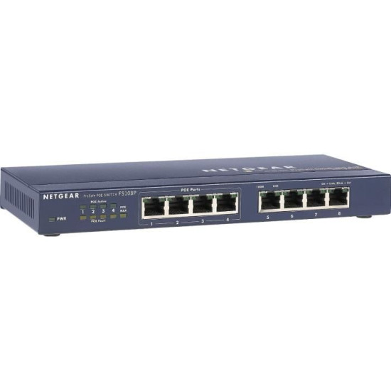 NETGEAR Switch POE 8 Ports - ProSafe FS108PEU