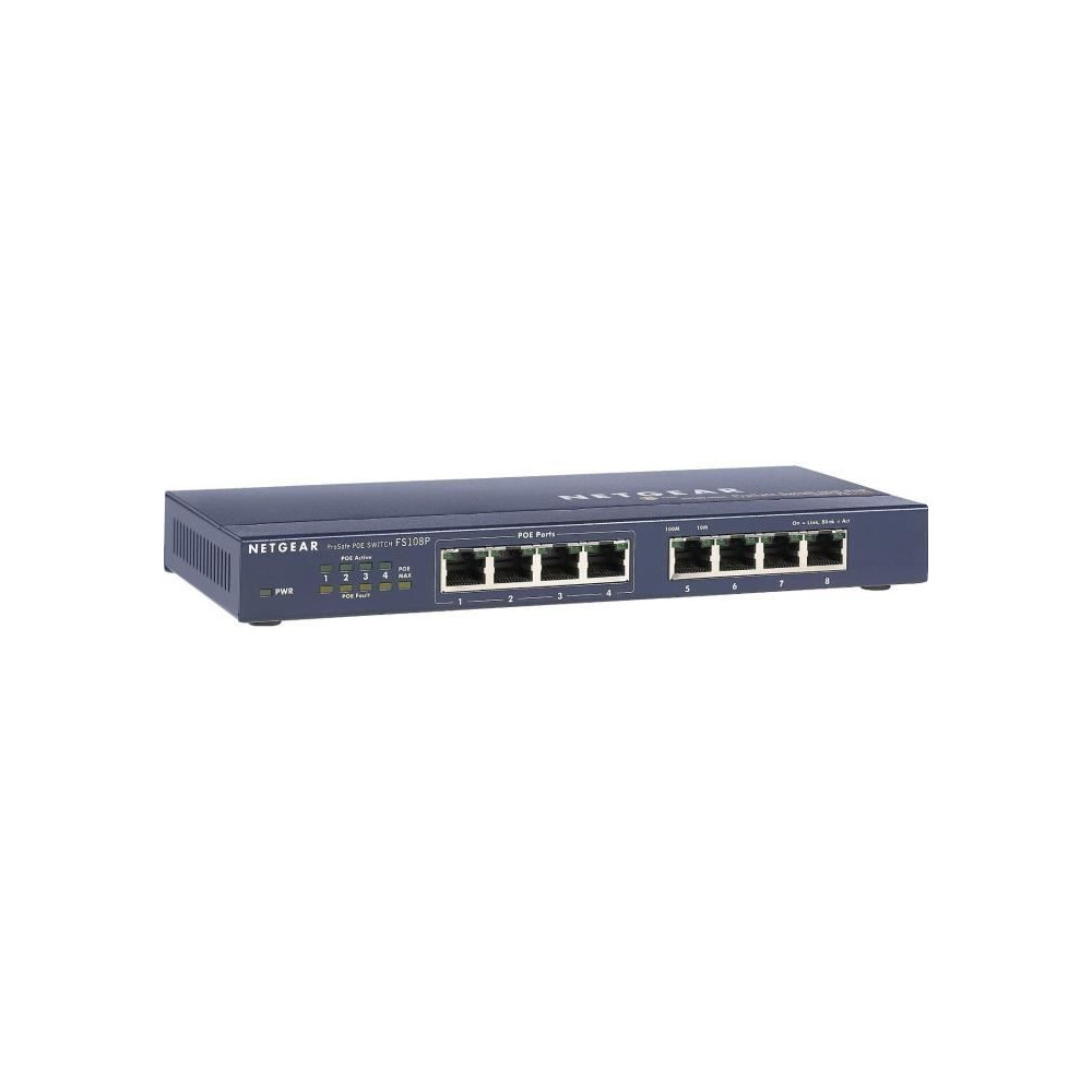 NETGEAR Switch POE 8 Ports - ProSafe FS108PEU