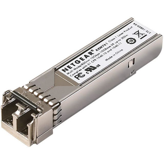 Module transmetteur SFP+ ProSafe AXM761 - NETGEAR - 10GBase-SR - LC multi-mode - Jusqu 300 m (pack de 10)