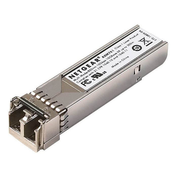 Module transmetteur SFP+ ProSafe AXM761 - NETGEAR - 10GBase-SR - LC multi-mode - Jusqu 300 m (pack de 10)