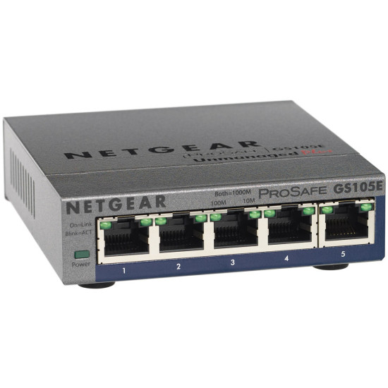 Netgear GS105E - Switch 5 ports Gigabit Ethernet