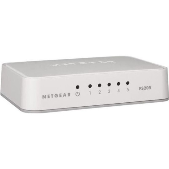 Switch Ethernet 5 Ports NETGEAR FS205 - Fast Ethernet