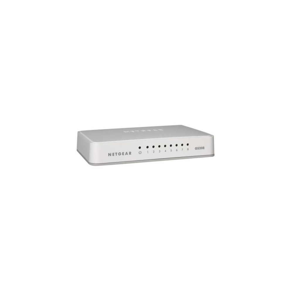 Commutateur Réseau Netgear GS208 - 8 Ports Gigabit