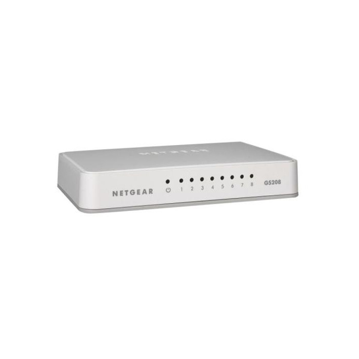 Commutateur Réseau Netgear GS208 - 8 Ports Gigabit