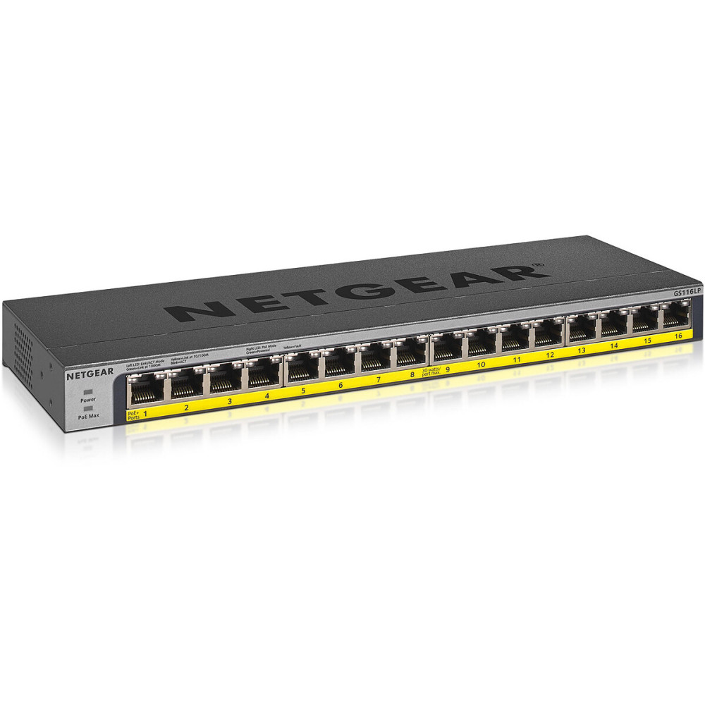 Switch Netgear GS116LP 16 ports PoE+