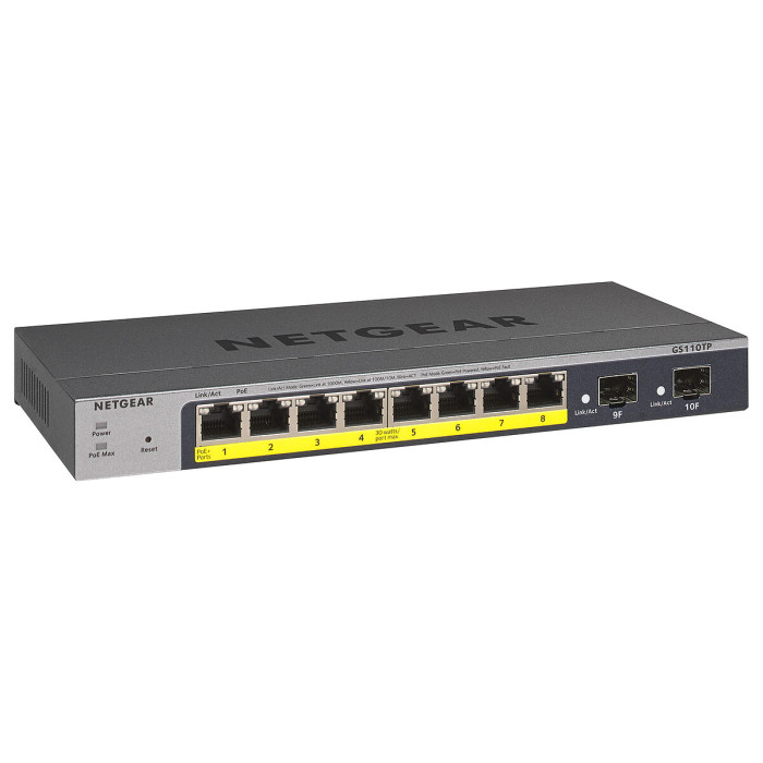 Switch Netgear GS110TPv3 8 Ports PoE+