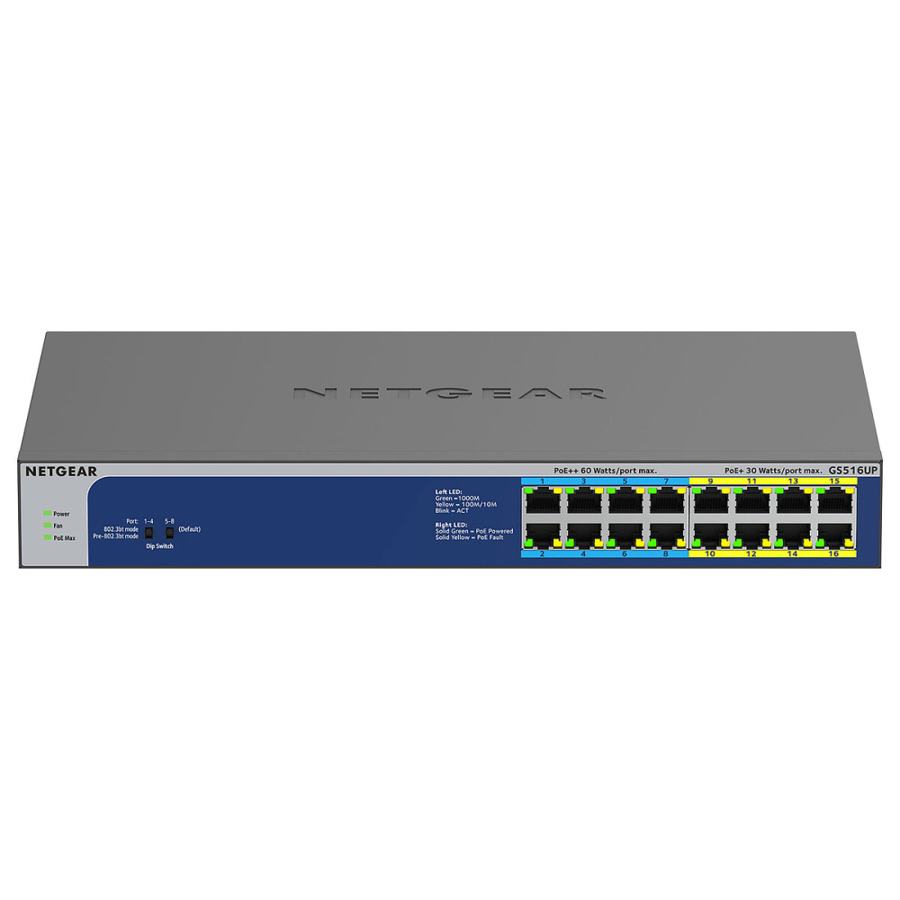 Netgear GS516UP - Switch PoE++ 16 Ports Gigabit
