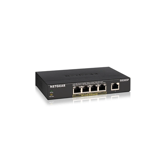 Switch GS305Pv2 5 Ports Gigabit - Netgear