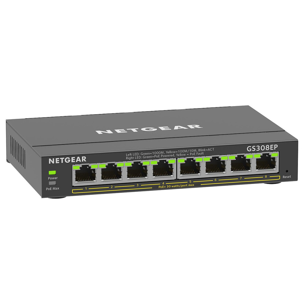 Netgear GS308EP - Switch Smart Manageable PoE+ 8 ports