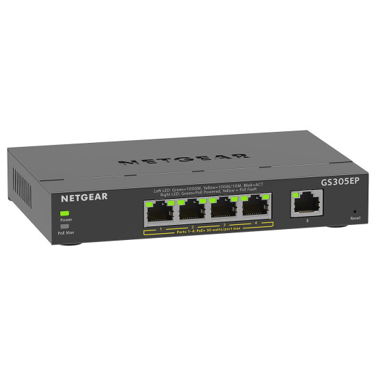 Netgear GS305EP - Switch Smart 5 Ports Gigabit