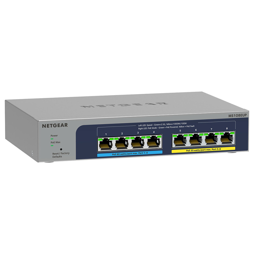 Netgear Smart Switch MS108EUP - 8 Ports 2.5 GbE