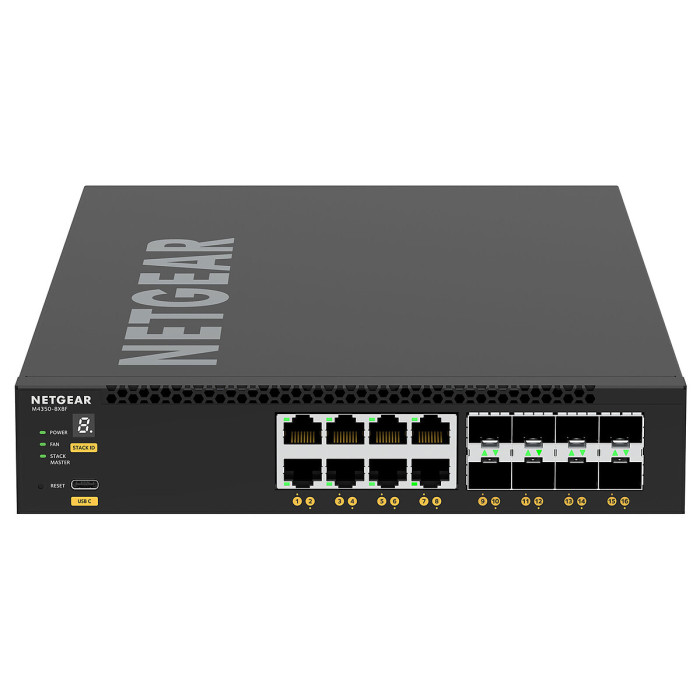 Netgear M4350-8X8F - Switch AV 10 GbE 8 ports