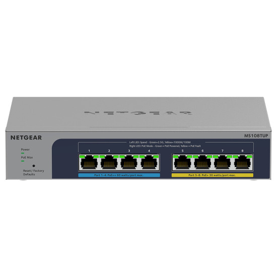 Netgear Smart Switch MS108TUP - Switch Manageable